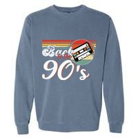 Nineties Back To The 90s Retro Cassette 90S Garment-Dyed Sweatshirt