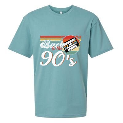 Nineties Back To The 90s Retro Cassette 90S Sueded Cloud Jersey T-Shirt