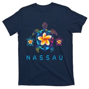 Nassau Bahamas Tribal Tie Dye Sea Turtle T-Shirt