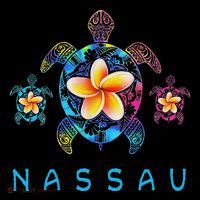 Nassau Bahamas Tribal Tie Dye Sea Turtle Premium T-Shirt