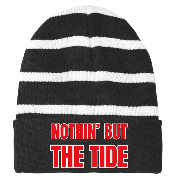 Nothin But The Tide Striped Beanie with Solid Band