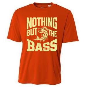 Nothing But The Bass Fishing Gift Cooling Performance Crew T-Shirt