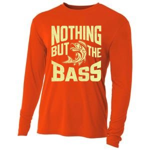 Nothing But The Bass Fishing Gift Cooling Performance Long Sleeve Crew