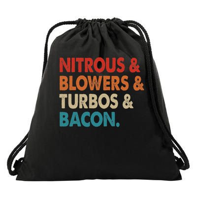 Nitrous & Blowers & Turbos & Bacon Drawstring Bag