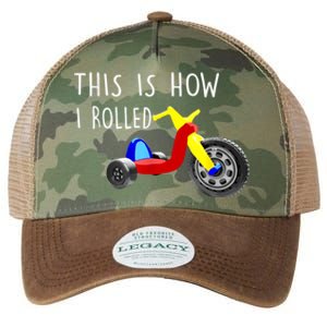 Nostalgic Big Tricycle Wheel This Is How I Rolled 70s 80s Legacy Tie Dye Trucker Hat