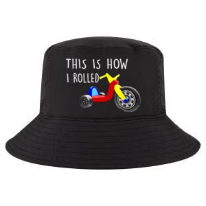 Nostalgic Big Tricycle Wheel This Is How I Rolled 70s 80s Cool Comfort Performance Bucket Hat