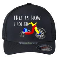 Nostalgic Big Tricycle Wheel This Is How I Rolled 70s 80s Flexfit Unipanel Trucker Cap