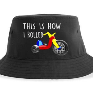 Nostalgic Big Tricycle Wheel This Is How I Rolled 70s 80s Sustainable Bucket Hat