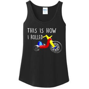 Nostalgic Big Tricycle Wheel This Is How I Rolled 70s 80s Ladies Essential Tank