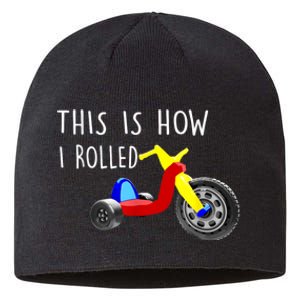 Nostalgic Big Tricycle Wheel This Is How I Rolled 70s 80s Sustainable Beanie