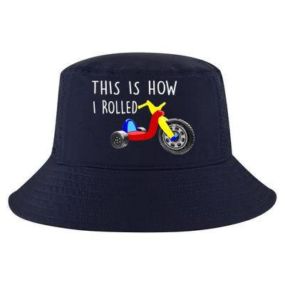 Nostalgic Big Tricycle Wheel This Is How I Rolled 70s 80s Premium Cool Comfort Performance Bucket Hat