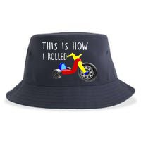 Nostalgic Big Tricycle Wheel This Is How I Rolled 70s 80s Premium Sustainable Bucket Hat