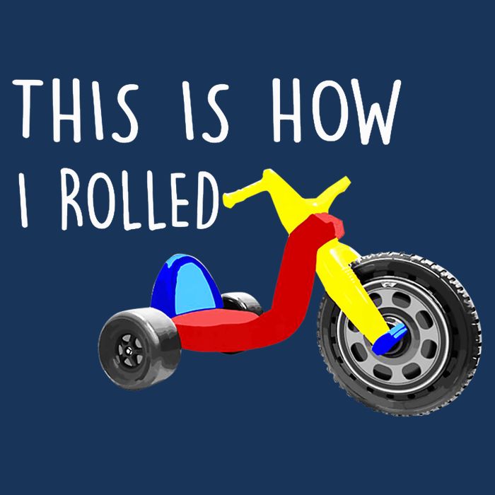 Nostalgic Big Tricycle Wheel This Is How I Rolled 70s 80s Premium Sustainable Bucket Hat