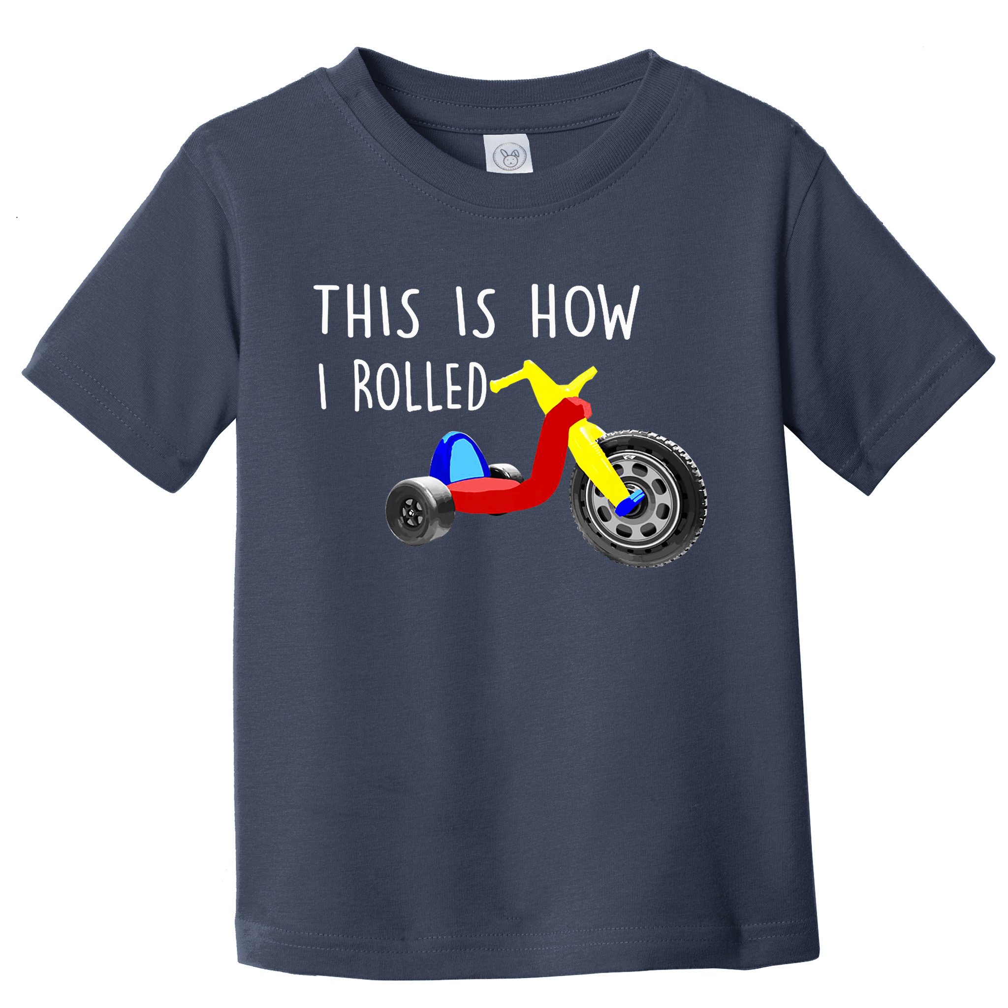 Nostalgic Big Tricycle Wheel This Is How I Rolled 70s 80s Premium Toddler T-Shirt
