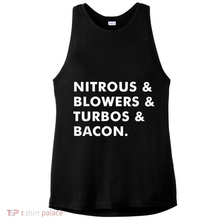 Nitrous & Blowers & Turbos & Bacon Ladies PosiCharge Tri-Blend Wicking Tank