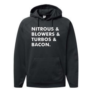 Nitrous & Blowers & Turbos & Bacon Performance Fleece Hoodie