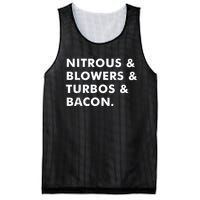 Nitrous & Blowers & Turbos & Bacon Mesh Reversible Basketball Jersey Tank