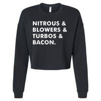 Nitrous & Blowers & Turbos & Bacon Cropped Pullover Crew