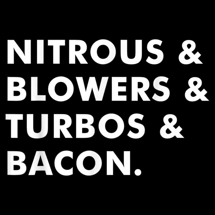 Nitrous & Blowers & Turbos & Bacon Zip Tote Bag