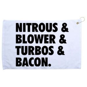 Nitrous & Blowers & Turbos & Bacon Grommeted Golf Towel