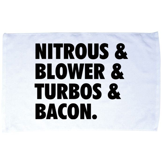 Nitrous & Blowers & Turbos & Bacon Microfiber Hand Towel