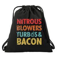 Nitrous Blowers Turbos And Bacon Drawstring Bag