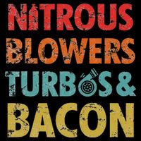 Nitrous Blowers Turbos And Bacon 16 in Basic Backpack