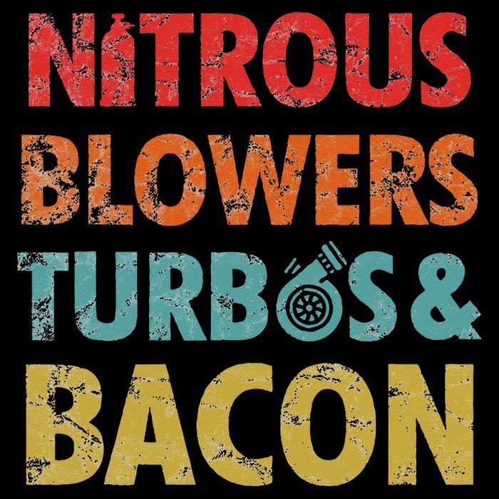 Nitrous Blowers Turbos And Bacon 16 in Basic Backpack