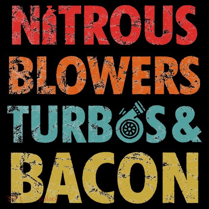 Nitrous Blowers Turbos And Bacon Cooling Performance Long Sleeve Crew
