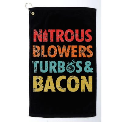 Nitrous Blowers Turbos And Bacon Golf Towel