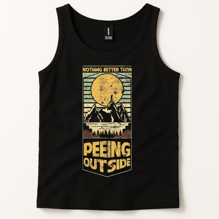 Nothing Better Than Peeing Outside Mountains Tank Top