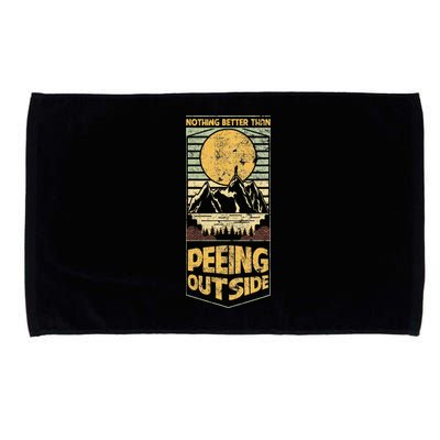 Nothing Better Than Peeing Outside Mountains Microfiber Hand Towel