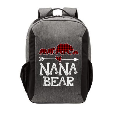 Nana Bear Three Cubs Red Plaid Mama Christmas Pajama Gift Vector Backpack