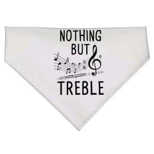 Nothing But Treble Flute Player Flutist Marching Band USA-Made Doggie Bandana