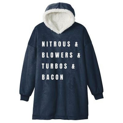 Nitrous & Blowers & Turbos & Bacon Hooded Wearable Blanket