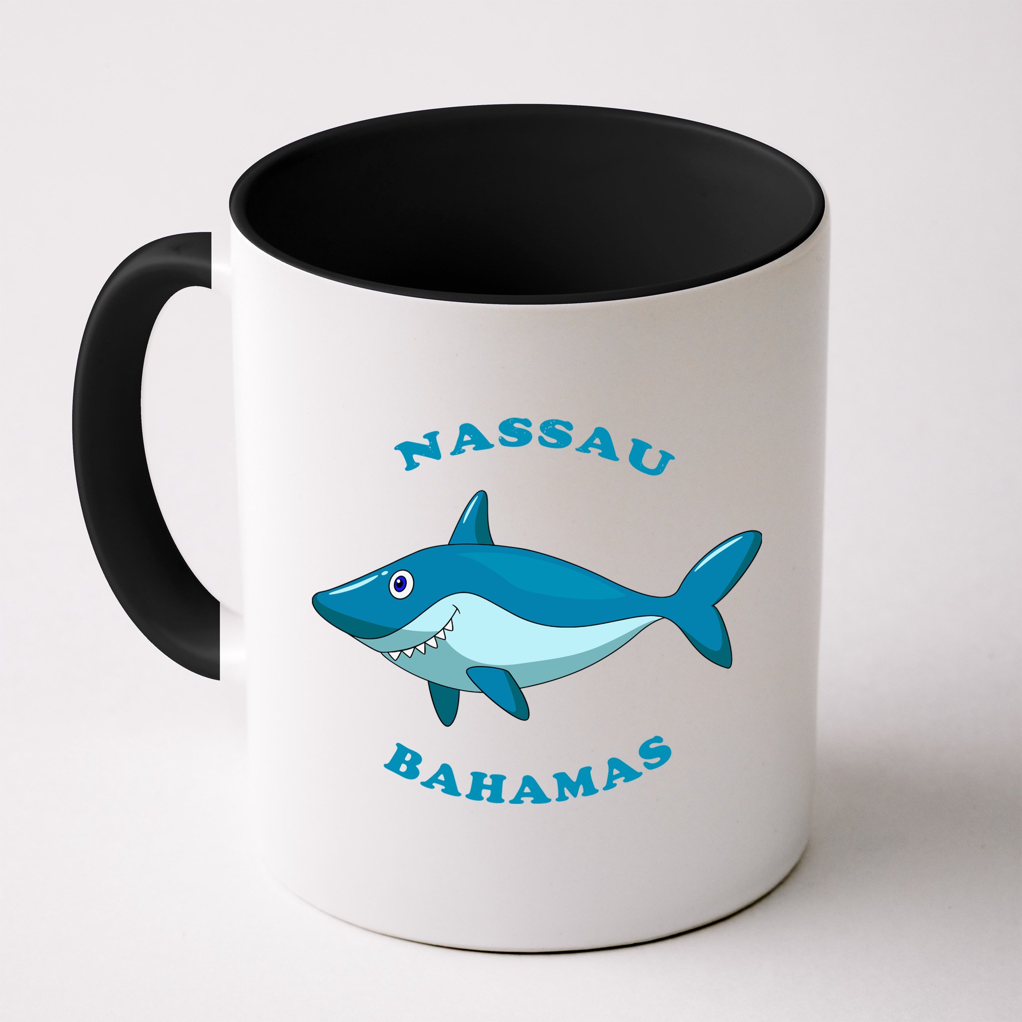 Nassau Bahamas Vintage ChildrenS Shark Vacation Gift Mug