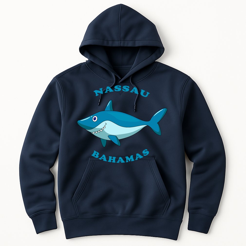 Nassau Bahamas Vintage ChildrenS Shark Vacation Gift Hoodie