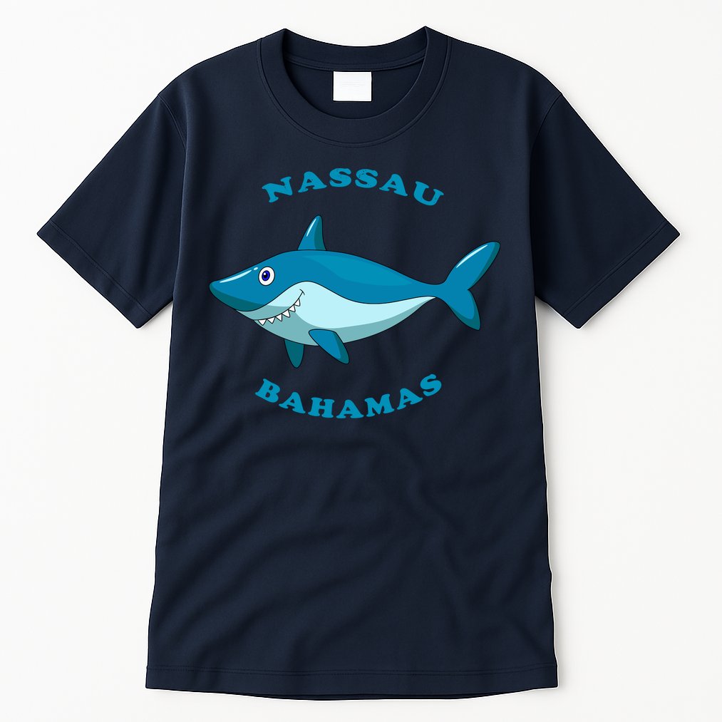 Nassau Bahamas Vintage ChildrenS Shark Vacation Gift Tall T-Shirt