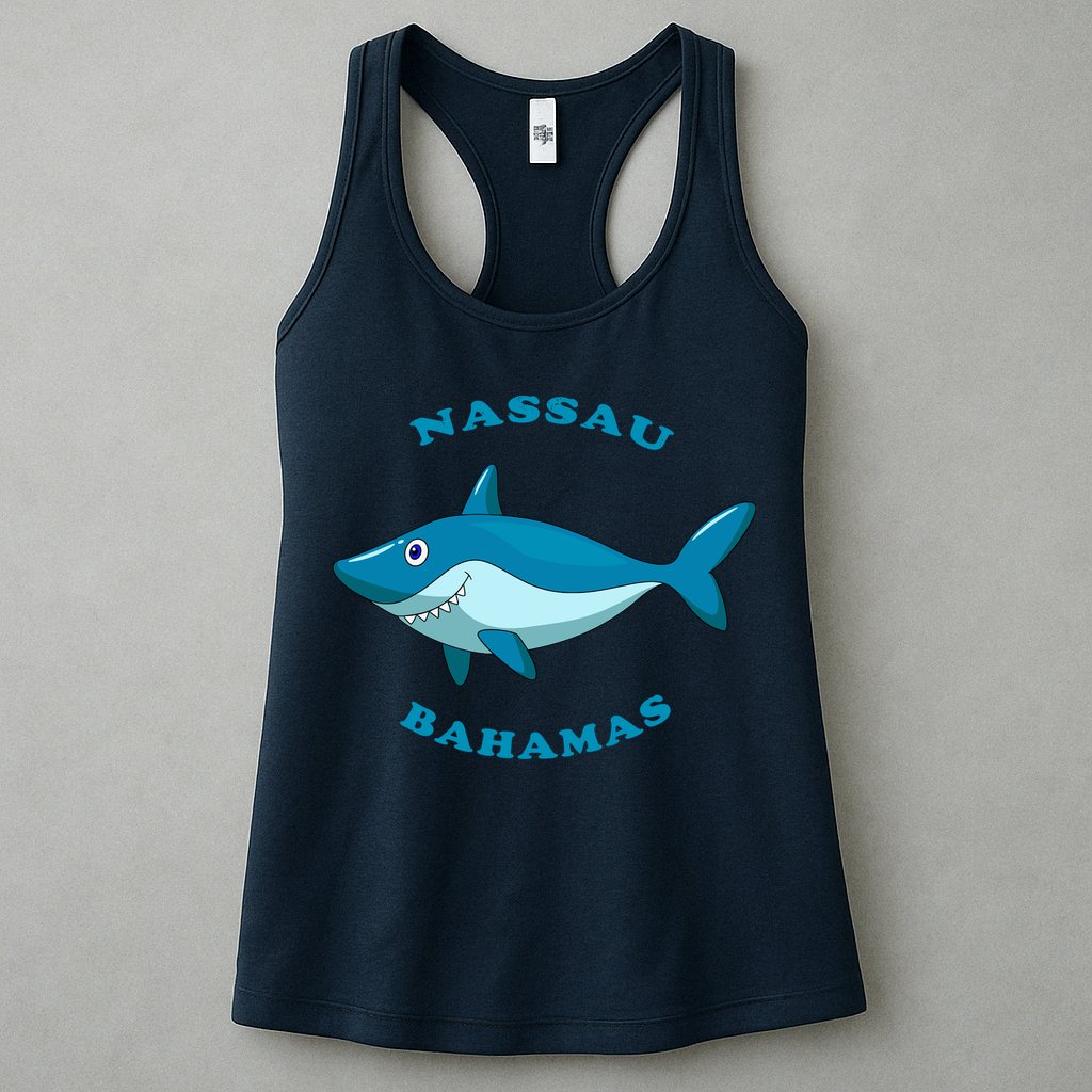 Nassau Bahamas Vintage ChildrenS Shark Vacation Gift Womens Tank Top