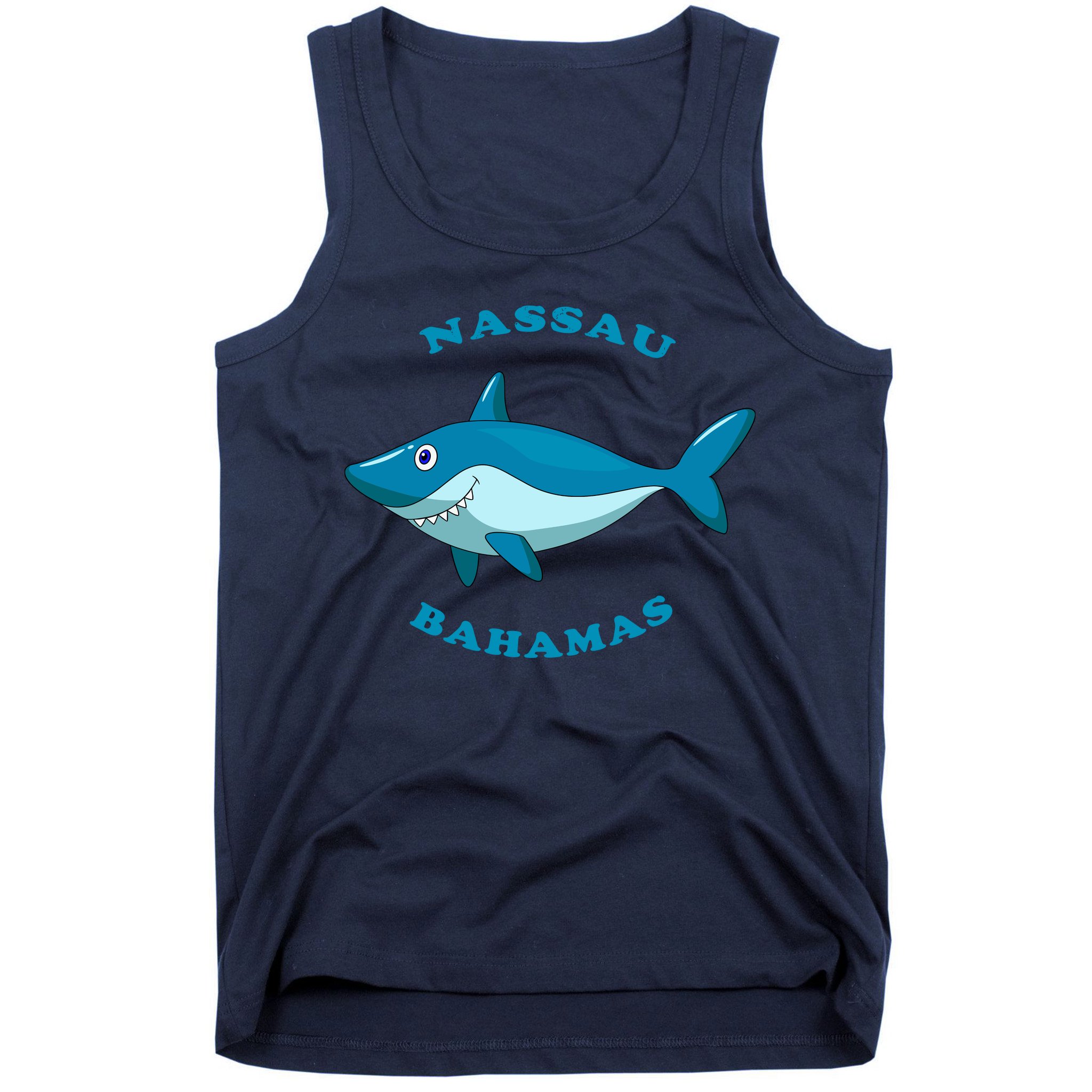 Nassau Bahamas Vintage ChildrenS Shark Vacation Gift Tank Top