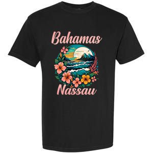 Nassau Bahamas Vacation Proud Bahamas Bahamian Beach Garment-Dyed Heavyweight T-Shirt