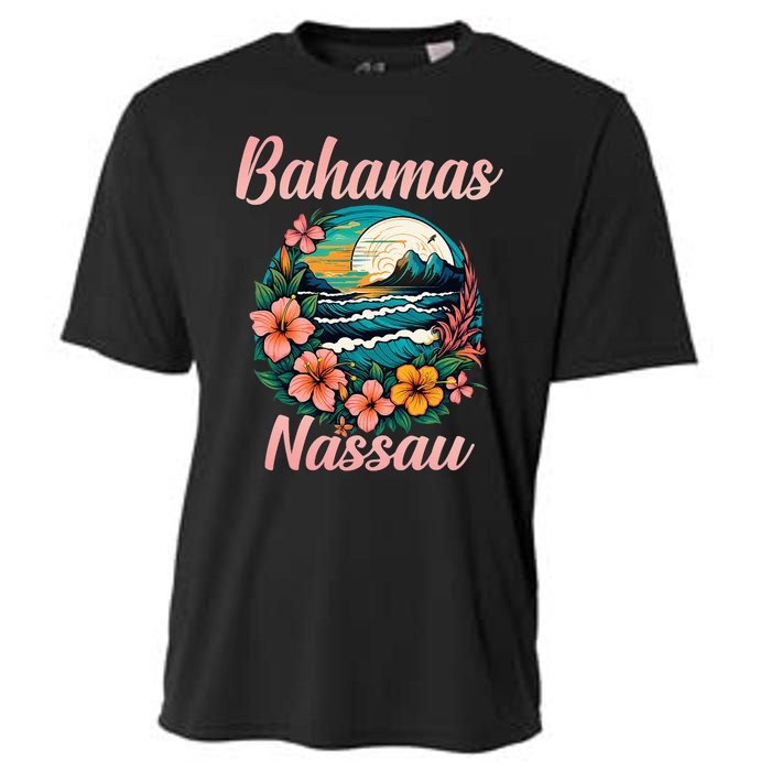 Nassau Bahamas Vacation Proud Bahamas Bahamian Beach Cooling Performance Crew T-Shirt