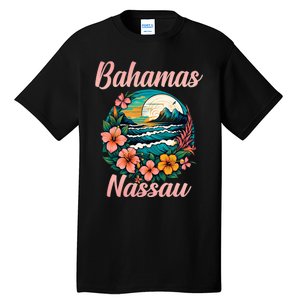 Nassau Bahamas Vacation Proud Bahamas Bahamian Beach Tall T-Shirt