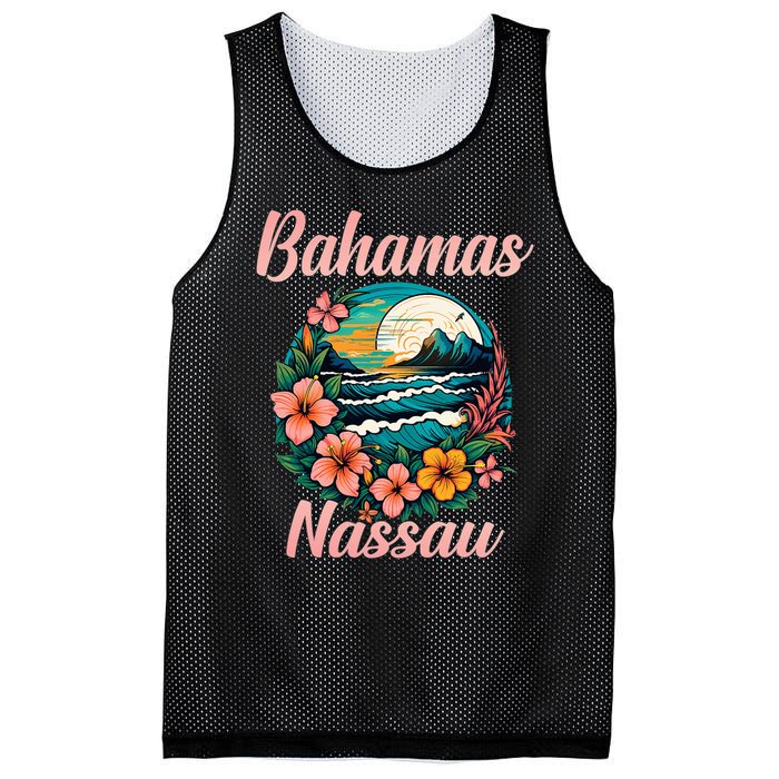 Nassau Bahamas Vacation Proud Bahamas Bahamian Beach Mesh Reversible Basketball Jersey Tank