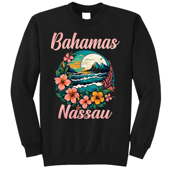 Nassau Bahamas Vacation Proud Bahamas Bahamian Beach Tall Sweatshirt