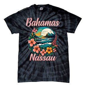 Nassau Bahamas Vacation Proud Bahamas Bahamian Beach Tie-Dye T-Shirt