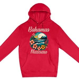 Nassau Bahamas Vacation Proud Bahamas Bahamian Beach Premium Pullover Hoodie