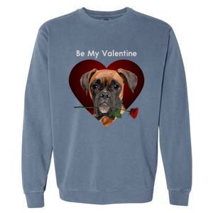 Novelty Boxer Valentine's Day Cool Gift For Doxie Lovers Gift Garment-Dyed Sweatshirt