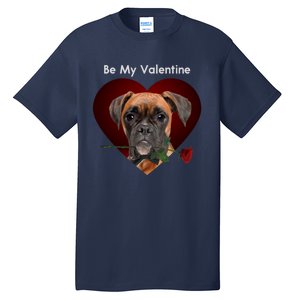 Novelty Boxer Valentine's Day Cool Gift For Doxie Lovers Gift Tall T-Shirt