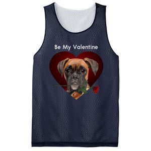 Novelty Boxer Valentine's Day Cool Gift For Doxie Lovers Gift Mesh Reversible Basketball Jersey Tank